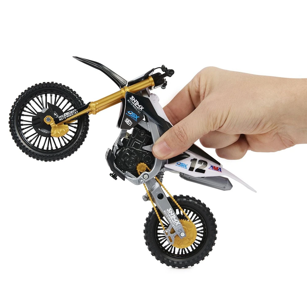 Supercross, Authentic Shane McElrath 1:10 Scale Collector Die-Cast Toy Motorcycle Replica with Display Stand, For Collectors and Kids Age 5 and Up