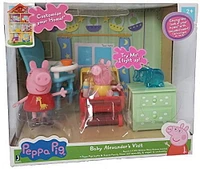 Peppa Pig Little Rooms Playtime with Peppa And Baby Alexander