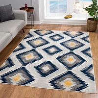 Tapis moderne ikat de la collection Savannah de Rug Branch