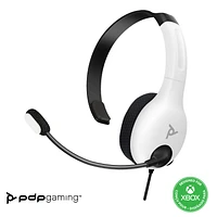 PDP Gaming LVL30 Wired Chat Headset: White