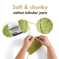 Bernat® Maker™ #5 Bulky Cotton Yarn, 8.8oz/250g 317 Yards