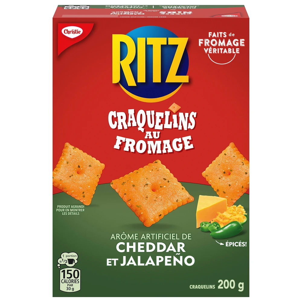 Christie Ritz Cheese Nibs Cheddar Jalapeno Crackers, 200 g