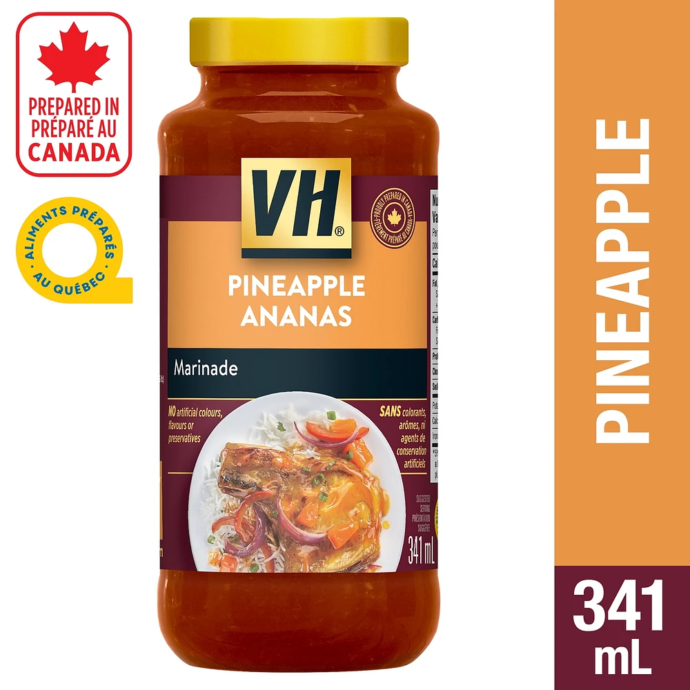 VH Gluten Free Pineapple Marinade Cooking Sauce, 341 mL
