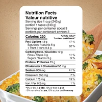  Marie Callender's Cheesy Chicken & Broccoli Frozen Multi-Serve Meal, 680g