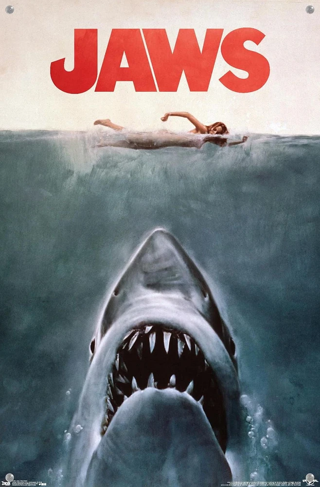 Jaws - One Sheet Wall Poster, 22.375" x 34"