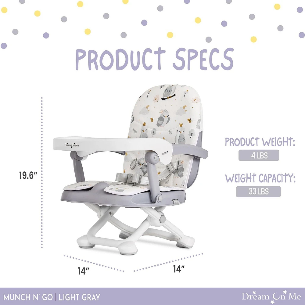 Dream On Me Munch N' Go Booster Seat
