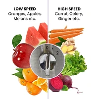 Total Chef 700W Juicin' Power Juicer, Surgical Steel Blade for Fast & Efficient Juicing