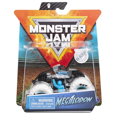 Monster Jam, Official Megalodon 1:64 Scale Die-Cast Vehicle, Training Trucks Series
