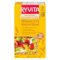 RYVITA SESAME RYE CRISPBREAD, 250GR