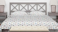 Johnson Home Premium Parure de lit en flanelle de coton peigné ultra pelucheux 160 g/m