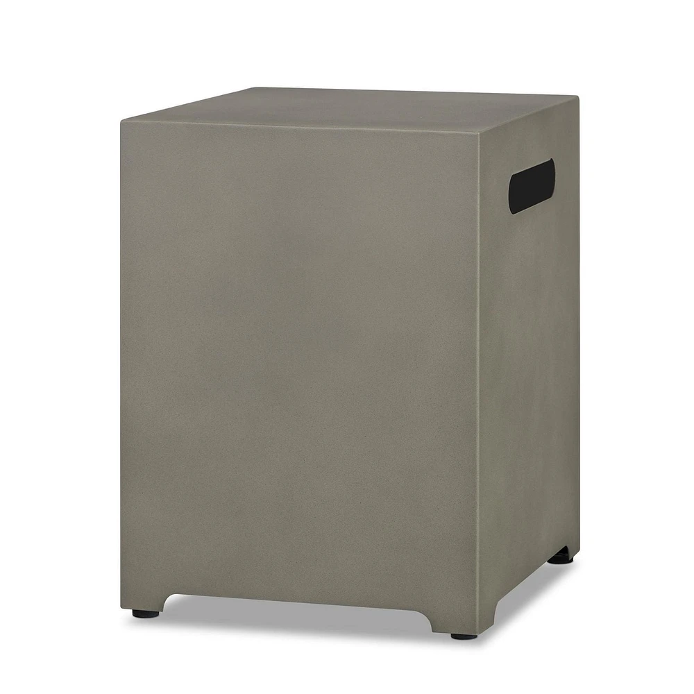 Cache réservoir de propane en Gris