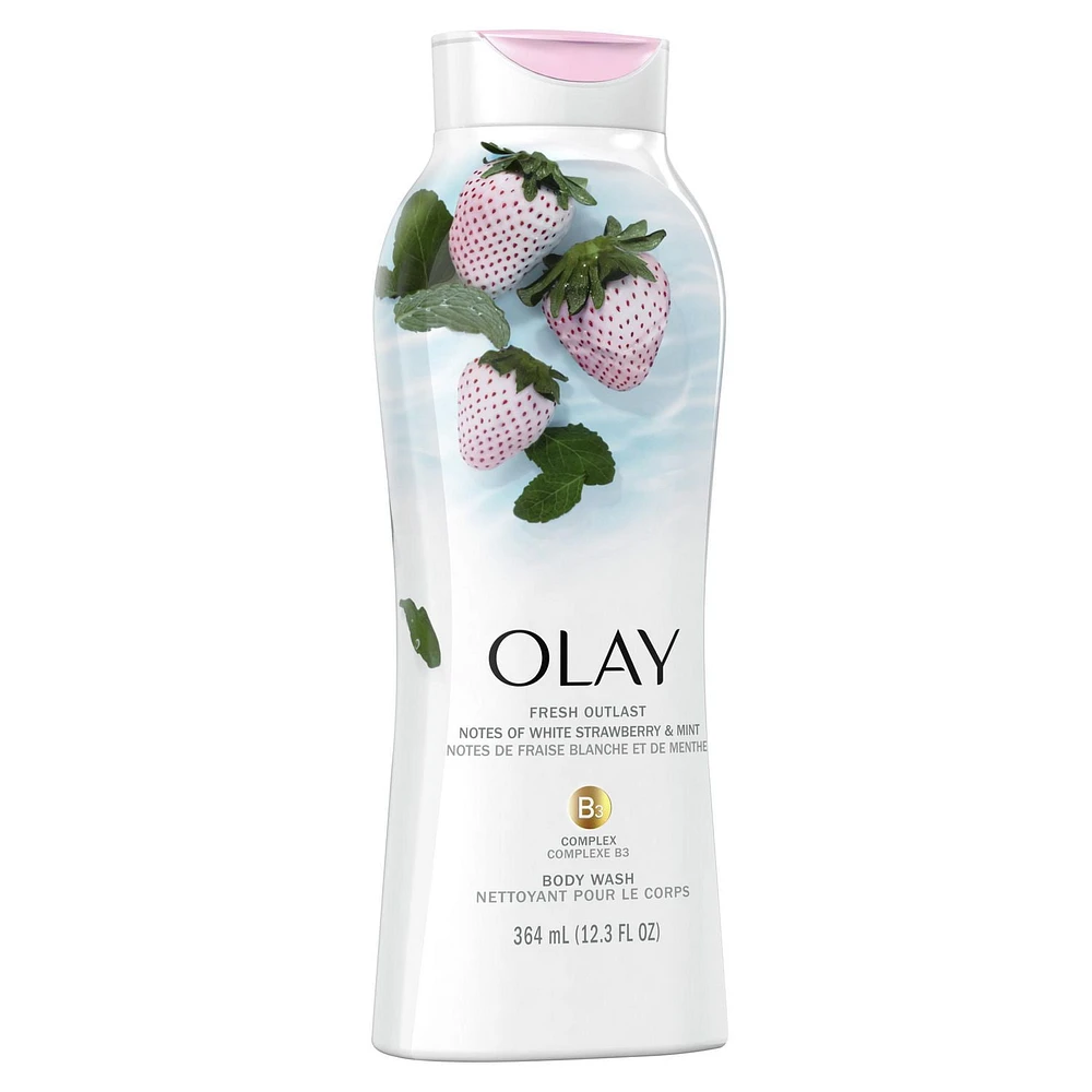 Nettoyant pour le corps Olay Fresh Outlast Fraise blanche et menthe 364 ml