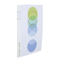 Noted by Post-it® Brand, Cool Circle Spectrum Notebook, 5.75 in x 8.5 in, 120 Pages, Noted Notebook NTD-N58-CCS-EF