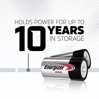 Paquet de huit piles C Energizer MAX Paquet de 8 piles