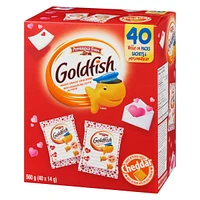 Pepperidgefarm (R) Goldfish(R) Cheddar Crackers, Valentine's Day Multipack LTO (22 x 28 g), 22 x 28 g