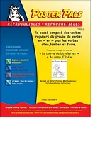 Trousse de présentation Poster Pals d'une petite histoire pour la classe de FLS/Matrices reproductibles « Le passé composé »