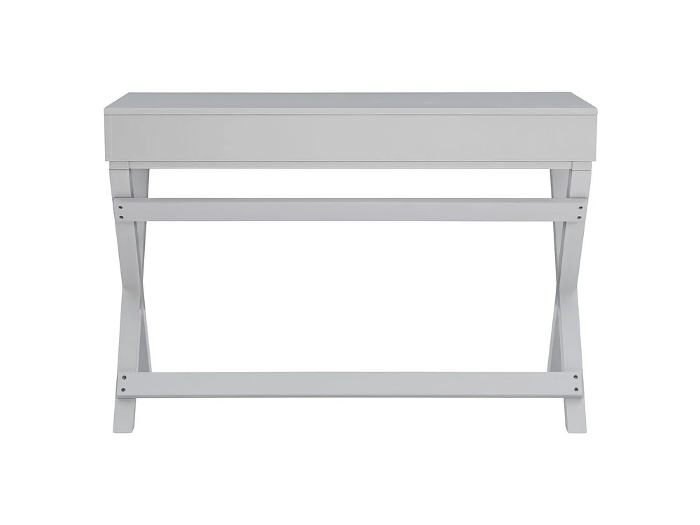 Posey Grey Writing Desk