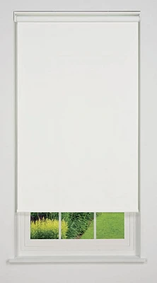 Store à enrouleur occultant sans fil Linen Avenue-Blackout White