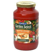 Catelli Garden Select Parmesan & Romano Flavoured Pasta Sauce, 600 mL Jar Catelli Garden Select Tomate parmesan Romano 600ML