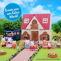 Balade en calèche pour Connor et Kerri de Calico Critters, ensemble de jeu pour maison de poupée avec figurines et accessoires