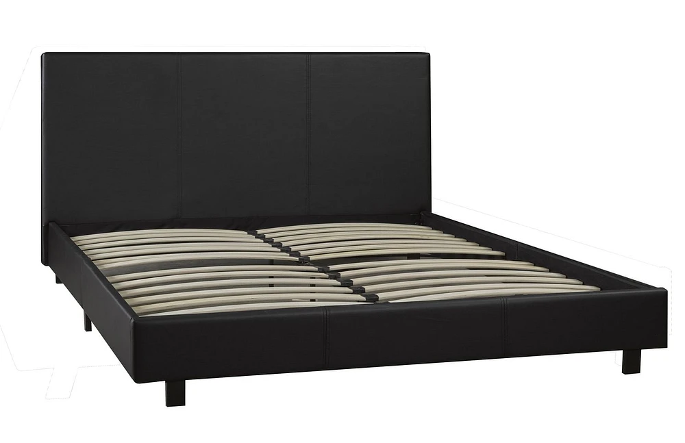 Alexis Full Platform Bed, Black
