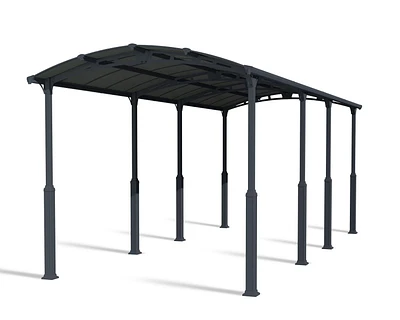 CANOPIA by PALRAM Alpine 12 ft. x 28 ft. RV, Carport and Boat Shelter - Grey