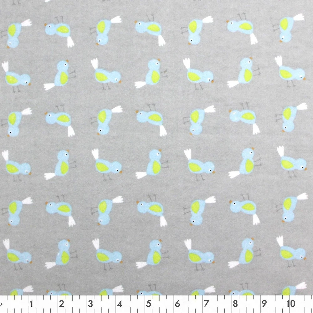 Fabric Creations Baby Boy Flannel Pre-Cut Pack, 4 x 1/2 yd