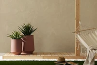 Dalya Set of 2 Planters Greige