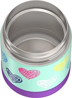 Thermos Funtainer Pot Alimentaire Isolé Sous Vide en Acier Inoxydablede 10 Oz, Coeurs