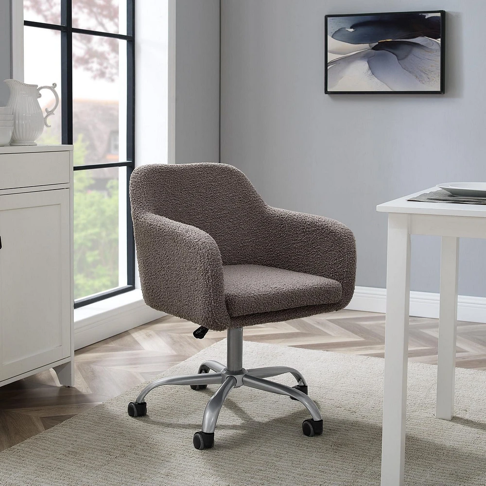 Chaise de Bureau Tate, Gris