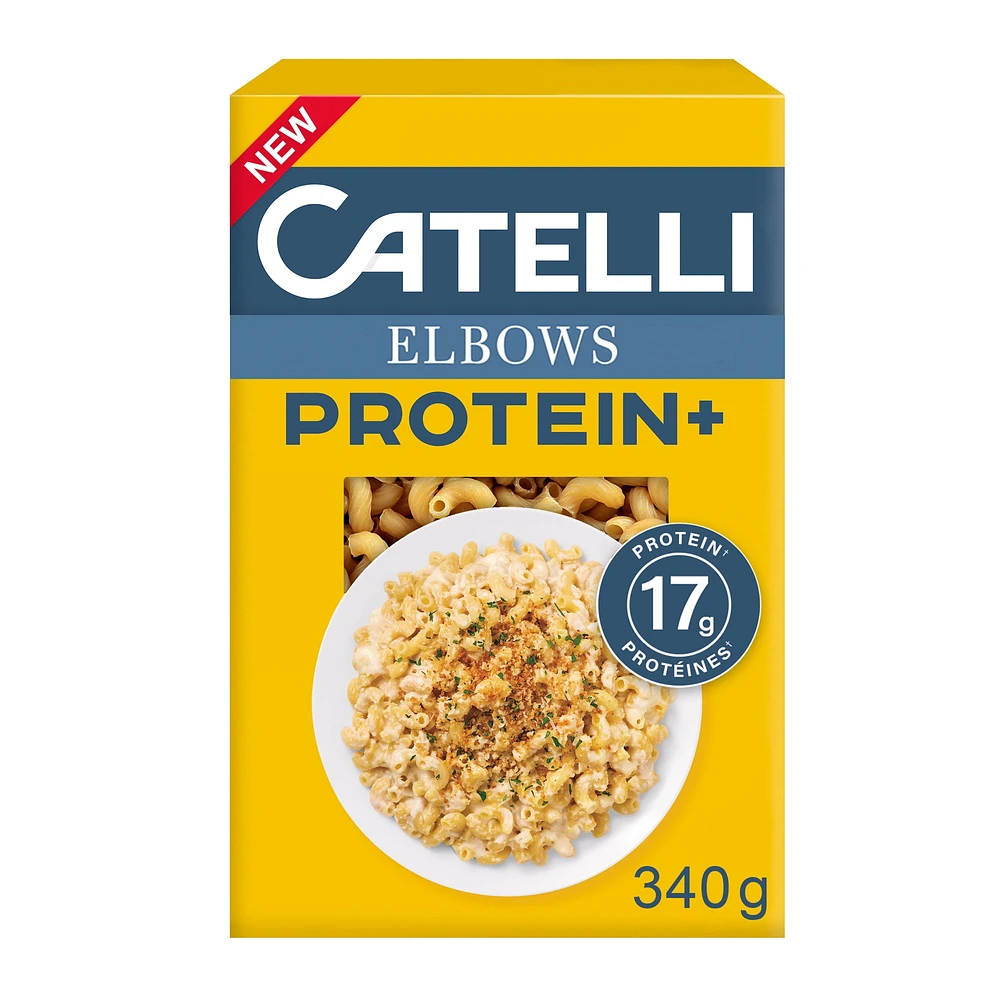 Pâtes Coudes Catelli® Protéines+™, riches en protéines, 340 g 340 g