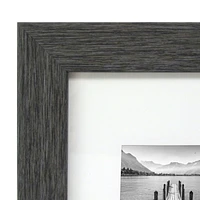 Cadre photo Tinta feutré à gris foncé Texturé gris