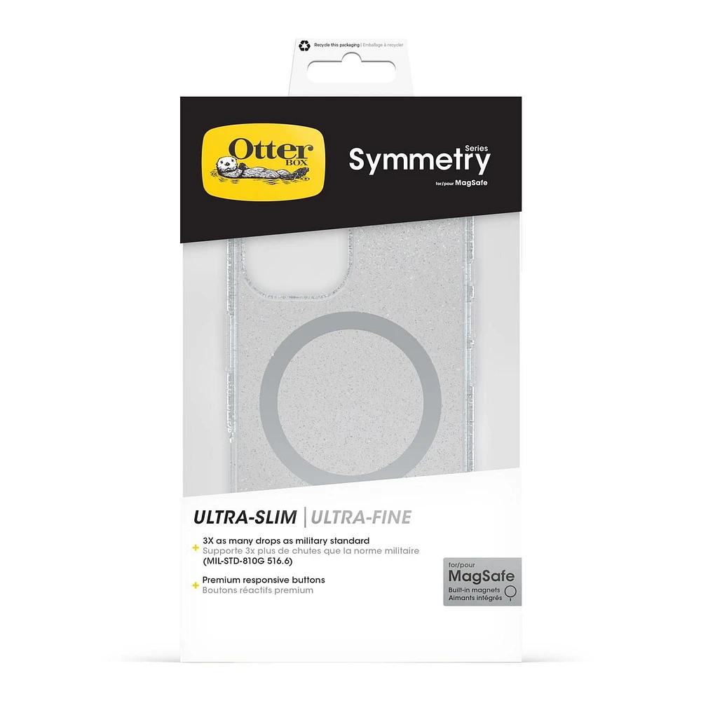 OtterBox Symmetry Clear MagSafe Case Stardust 3.0 for iPhone 16, OtterBox Cases