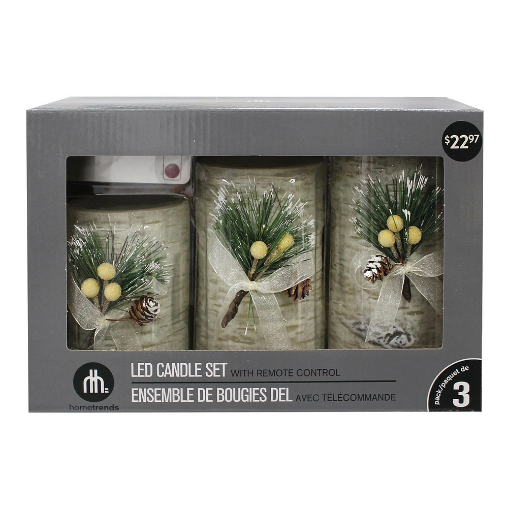 hometrends ensemble de bougies del