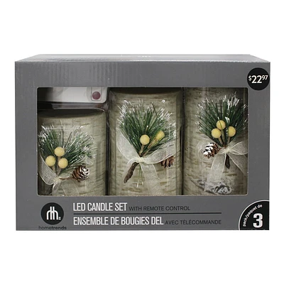 hometrends ensemble de bougies del
