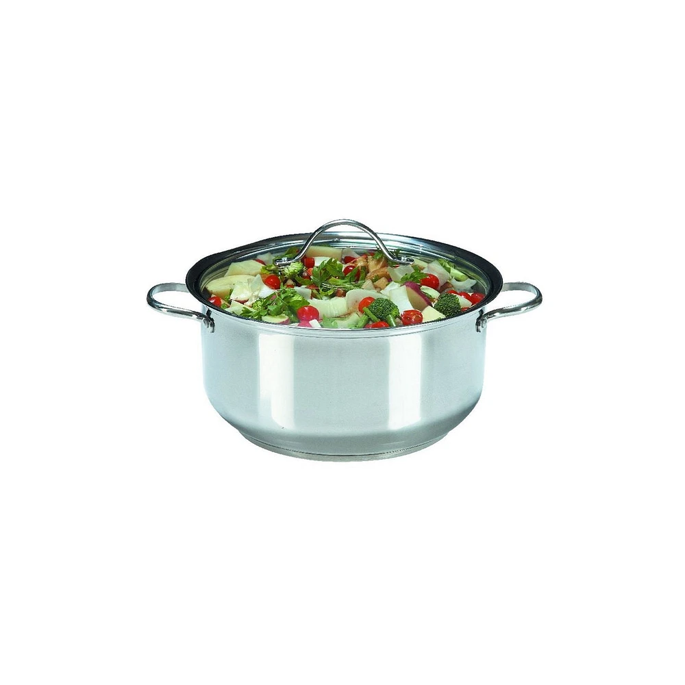 Faitout en acier inoxydable de 13 pintes de Home Trends Faitout en acier inoxydable de 13 pintes