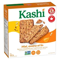 Barres de sept céréales quinoa miel avoine et lin Kashi de Kellogg's, 200g 10 barres 200 g, 10 barres