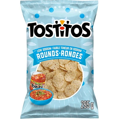 Tostitos Low Sodium Rounds tortilla chips, 295g