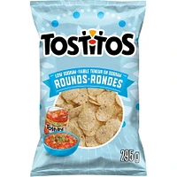 Tostitos Low Sodium Rounds tortilla chips, 295g