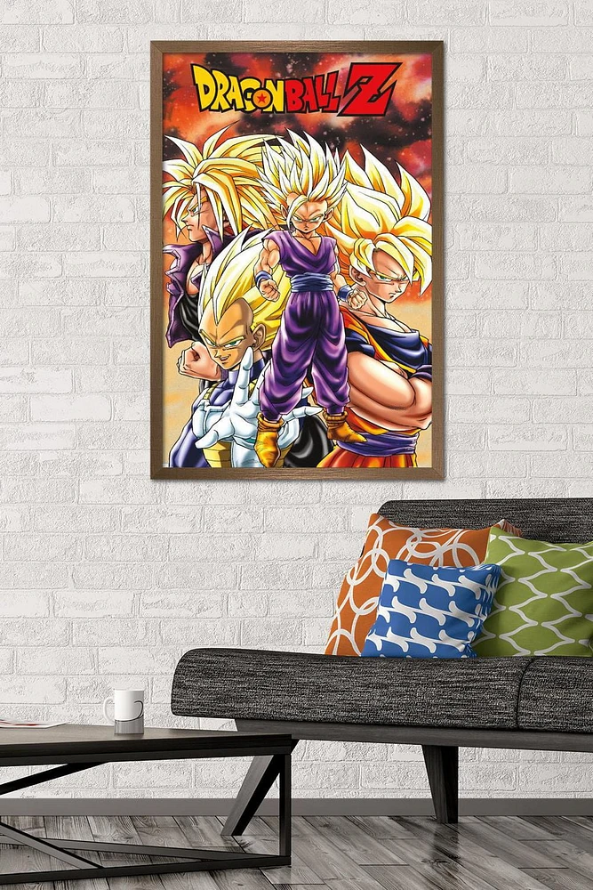 Dragon Ball Z - Saiyans Wall Poster, 22.375" x 34"