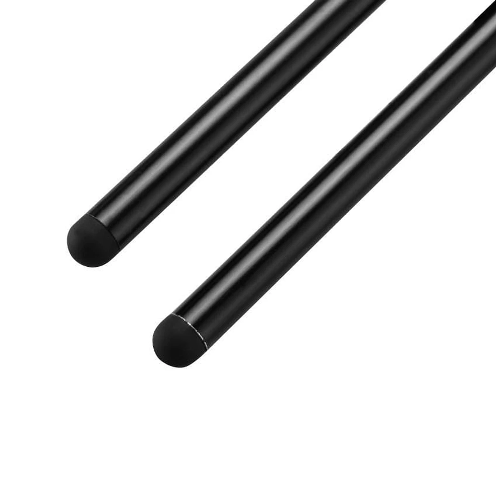 onn. 2-Pack Rubber Tipped Stylus Pen for Touchscreen Devices, Smooth, Precise