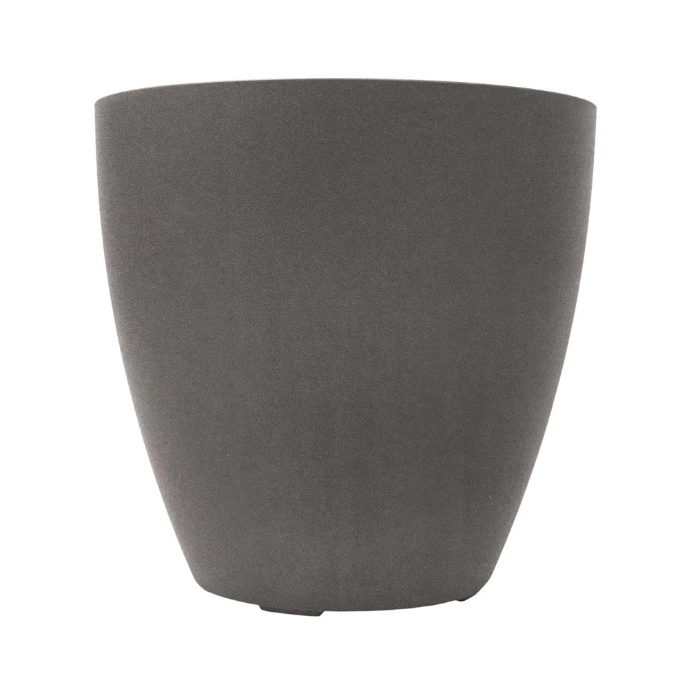 24" Madison Jardinière, Anthracite 14" Round Ronde, 25.6L