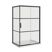 A&E Bath and  Shower KATHEY-60-BLK