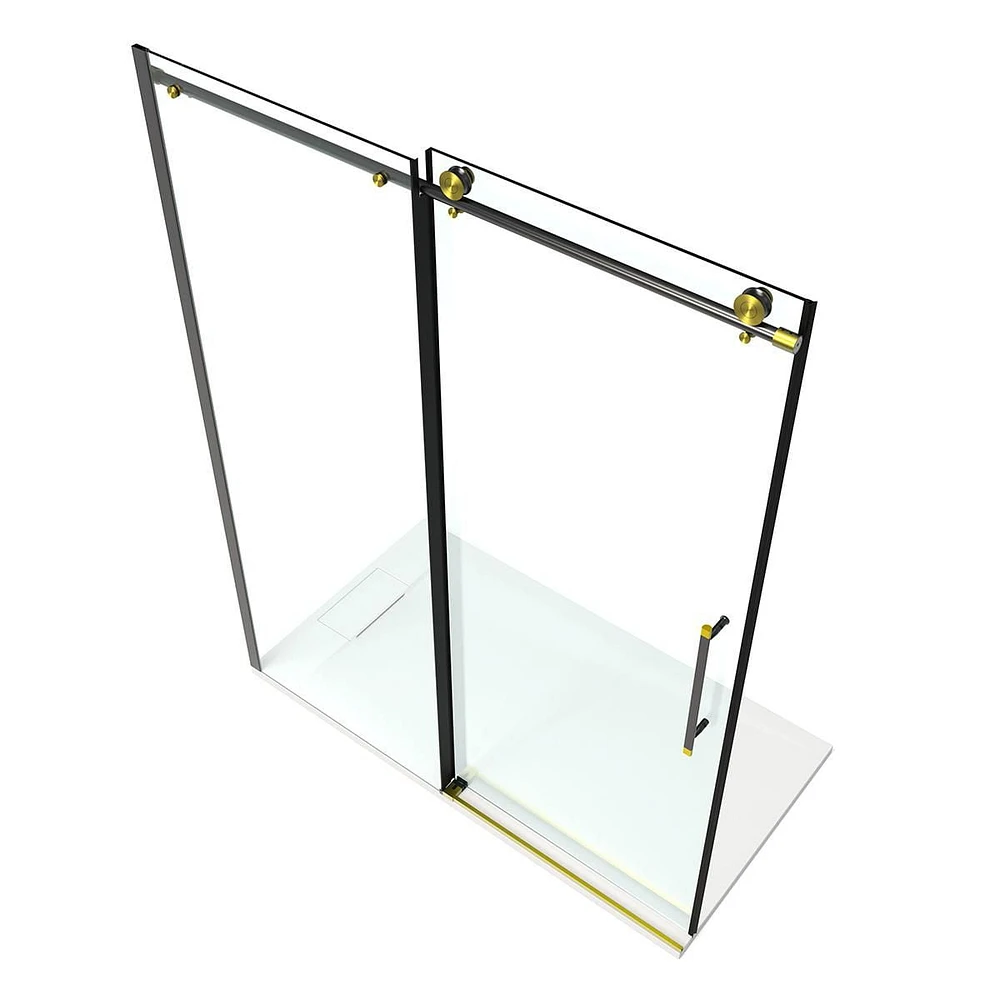 A&E Bath and  Shower KATHEY-60-BLK