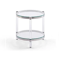 Home Gear Table d'appoint en argent