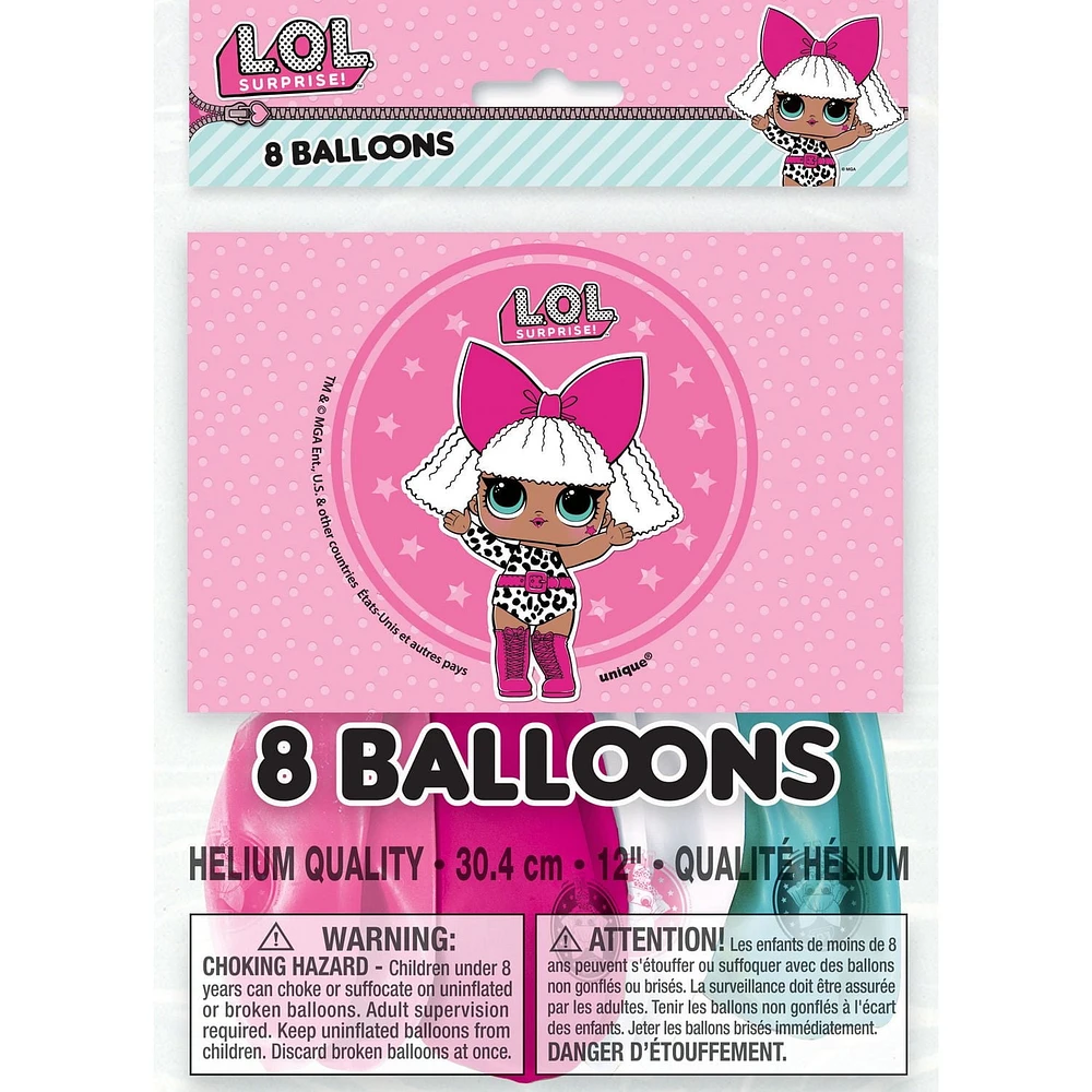 8 L.O.L. Surprise! Balloons