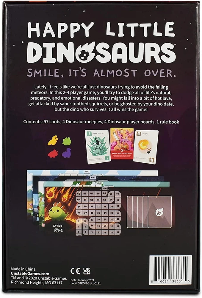 Happy Little Dinosaurs Base Game - Anglais Un jeu de stratégie
