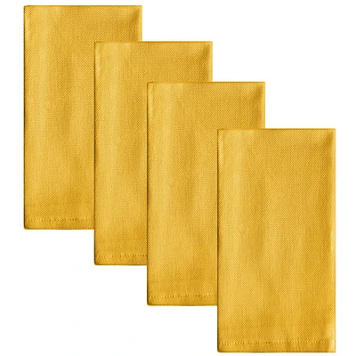 Ensemble de 4 serviettes en coton Casual Classic vert