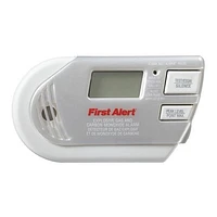First Alert Avertisseur Combiné de Gaz Explosifs et de Monoxyde de Carbone Avec Affichage Numérique Rétroéclairé