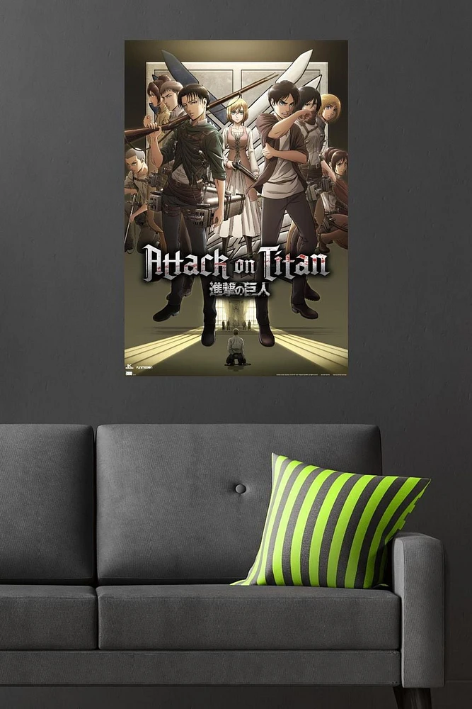 Attack on Titan: Season 3 - Group Wall Poster, 22.375" x 34"